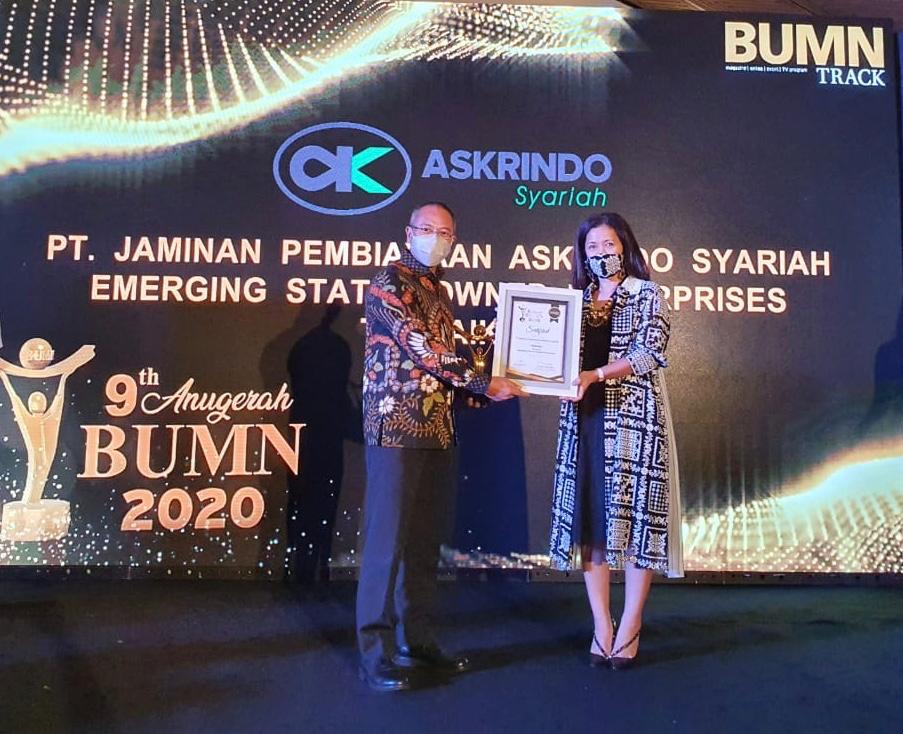 Askrindo Syariah Terima Penghargaan dari BUMN Track