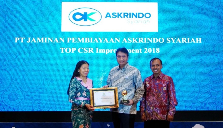 Askrindo Syariah Sabet Top CSR 2018