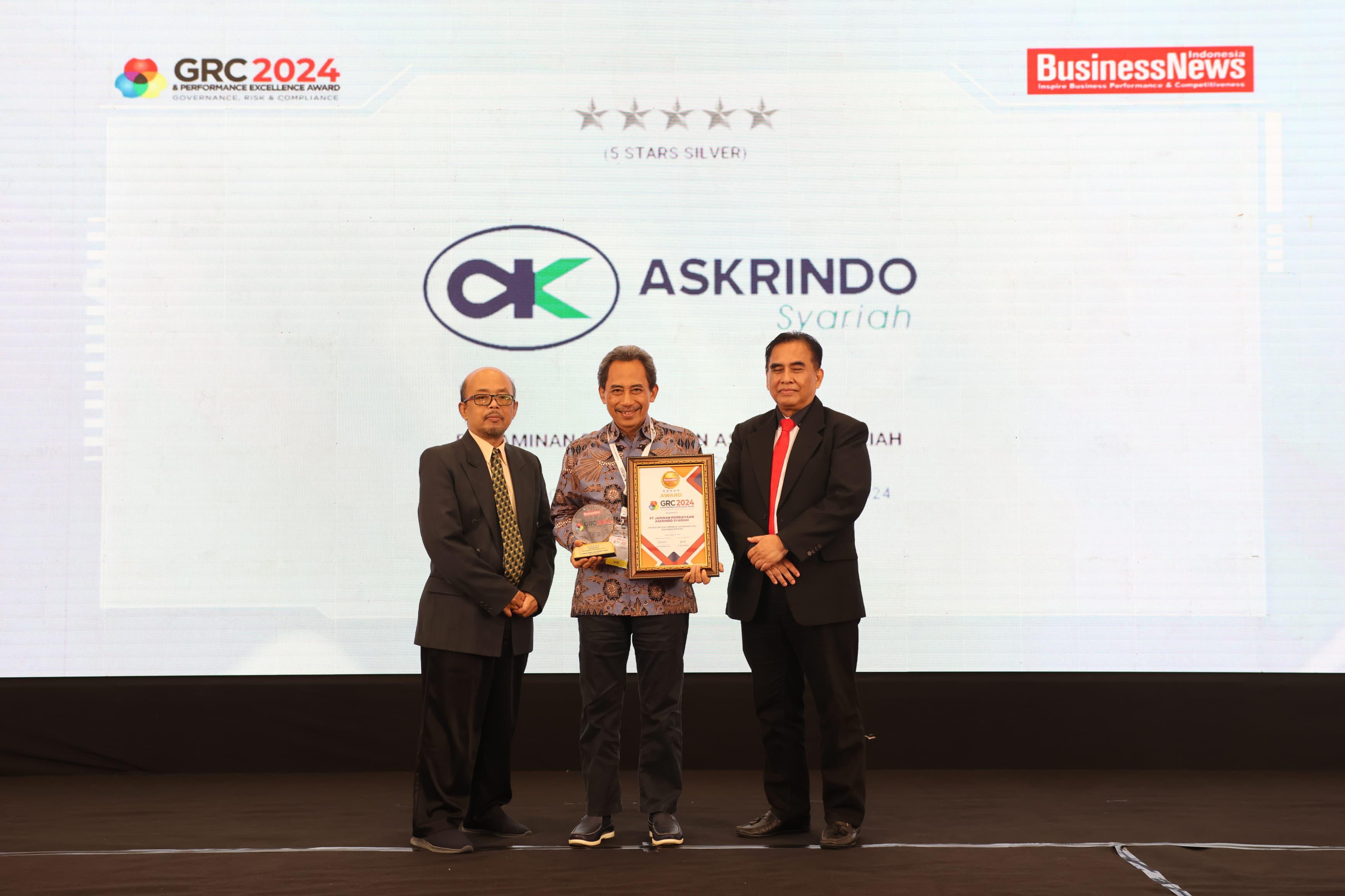 Askrindo Syariah Raih Penghargaan pada Ajang GRC Award 2024