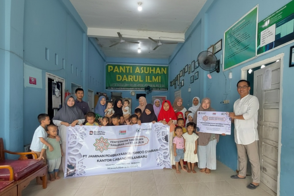 Askrindo Syariah Cabang Pekanbaru Salurkan Santunan Ramadan
