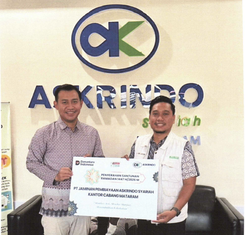 Askrindo Syariah Mataram Salurkan Santunan Ramadan