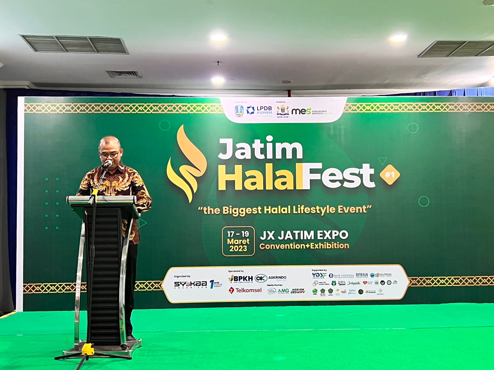 Askrindo Syariah Meriahkan Acara Jatim Halal Festival 2023 di Surabaya