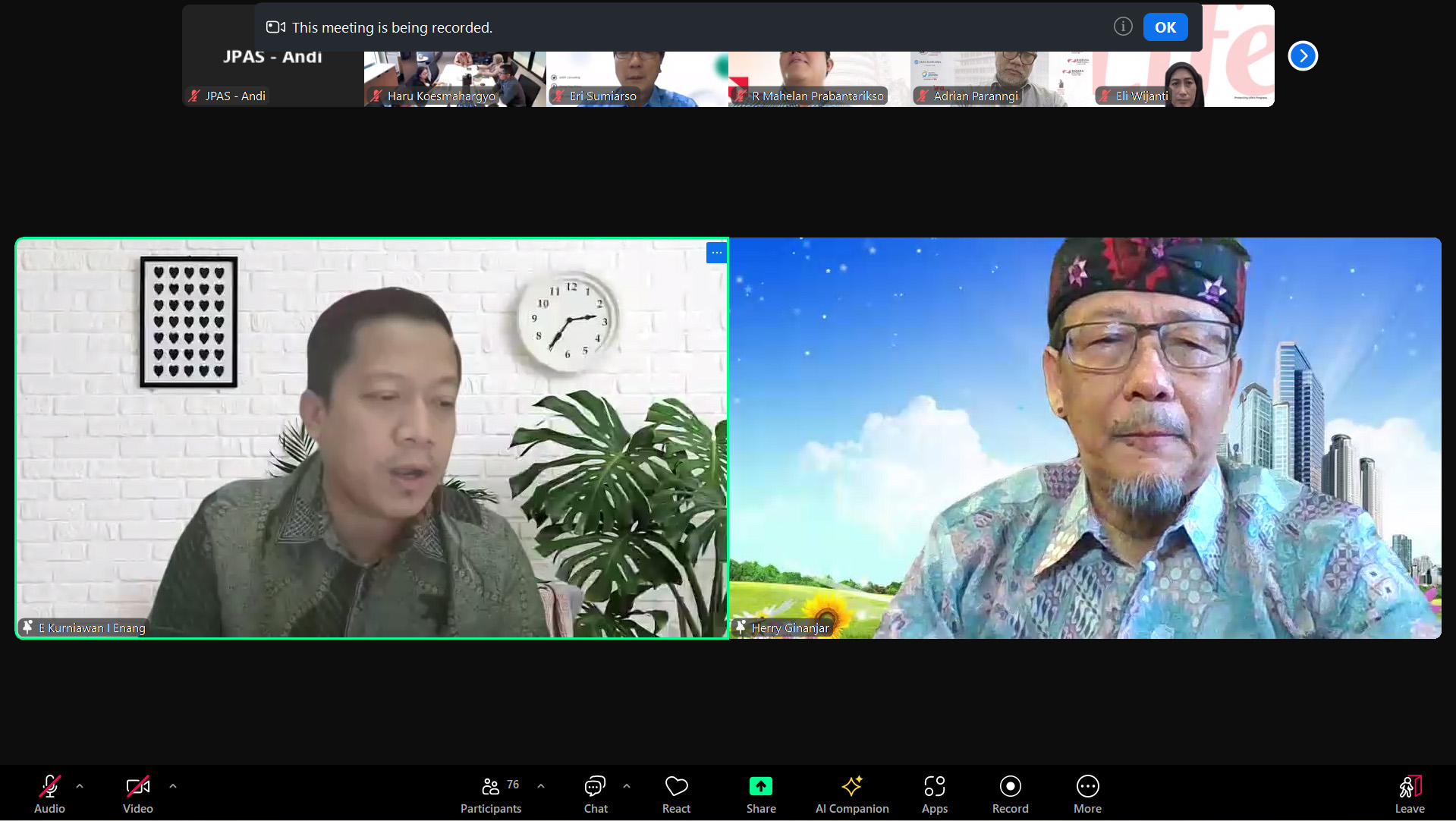 Askrindo Syariah ikuti Workshop ESG IFG