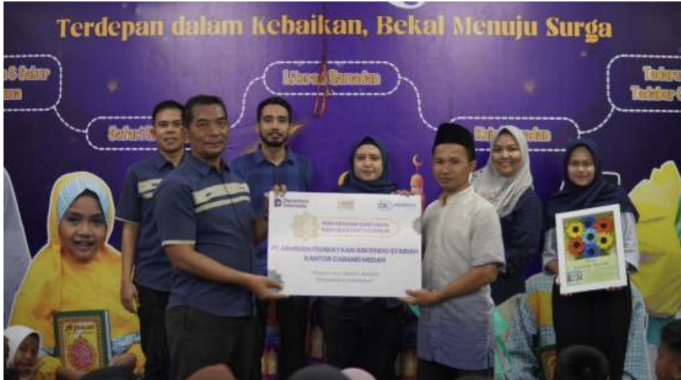 Askrindo Syariah Medan Bagikan Santunan Ramadan