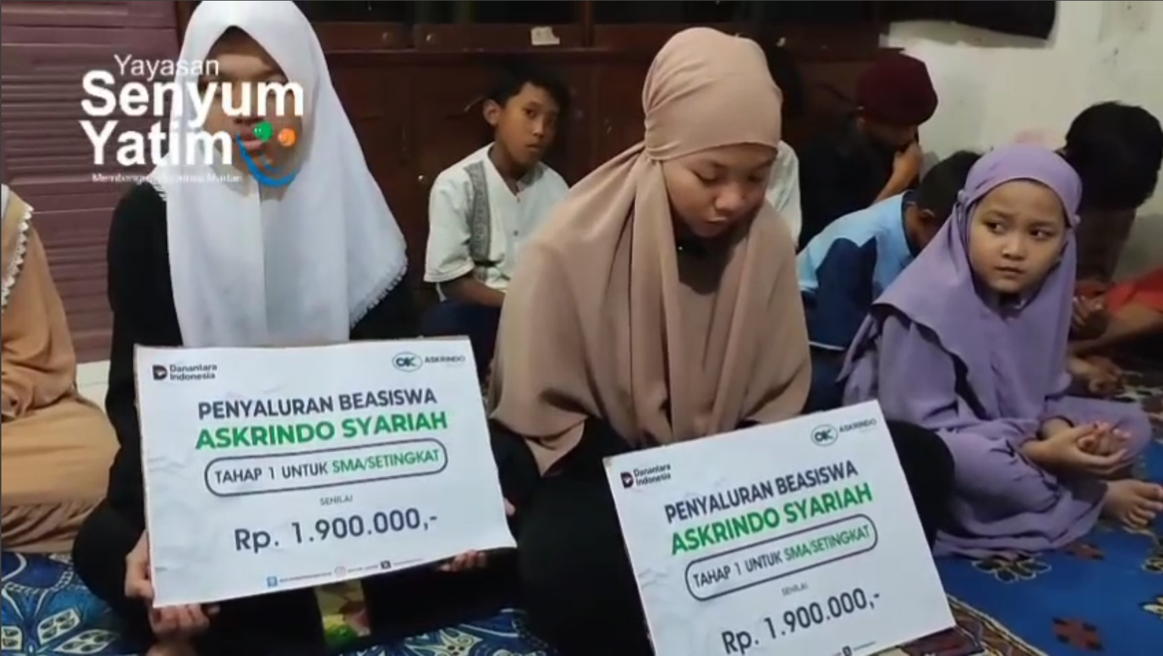 Askrindo Syariah Salurkan Beasiswa Melalui Yayasan Senyum Yatim