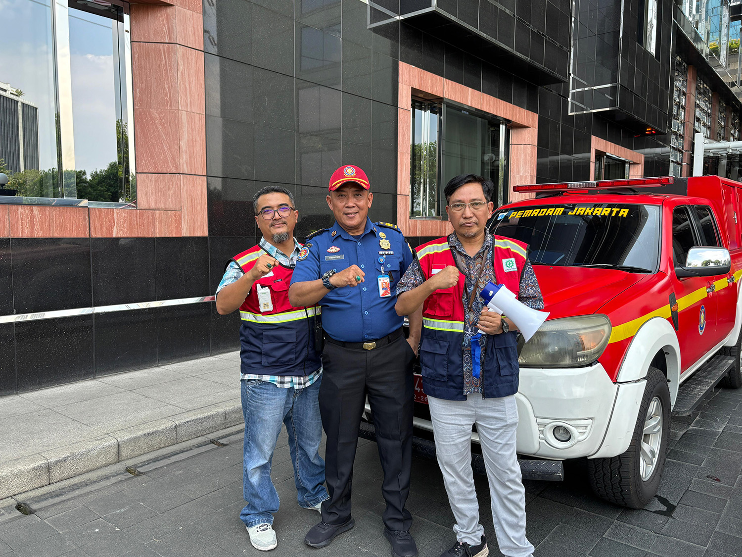 Askrindo Syariah Ikuti Simulasi Penanganan Kebakaran di Jakarta